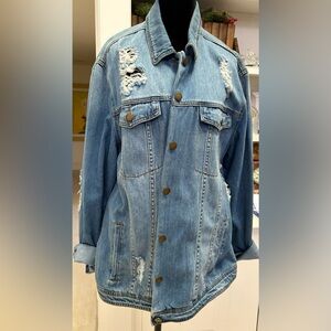 RACHEL Rachel Roy Light Blue Jean Jacket